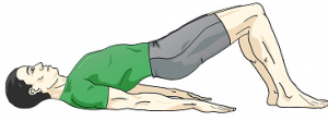 safe abdominal exercise bridge