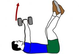 Bad abdominal exercises with kettle bell