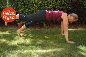 Plank with leg raised